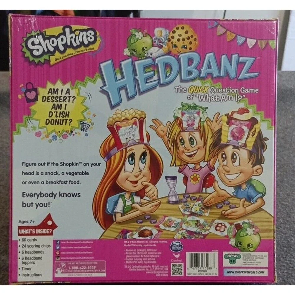 Shopkins Hedbanz Game of 